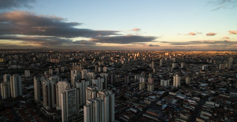 Aerial View of Sao Paulo, Brazil