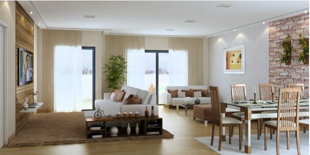 Living do apartamento.