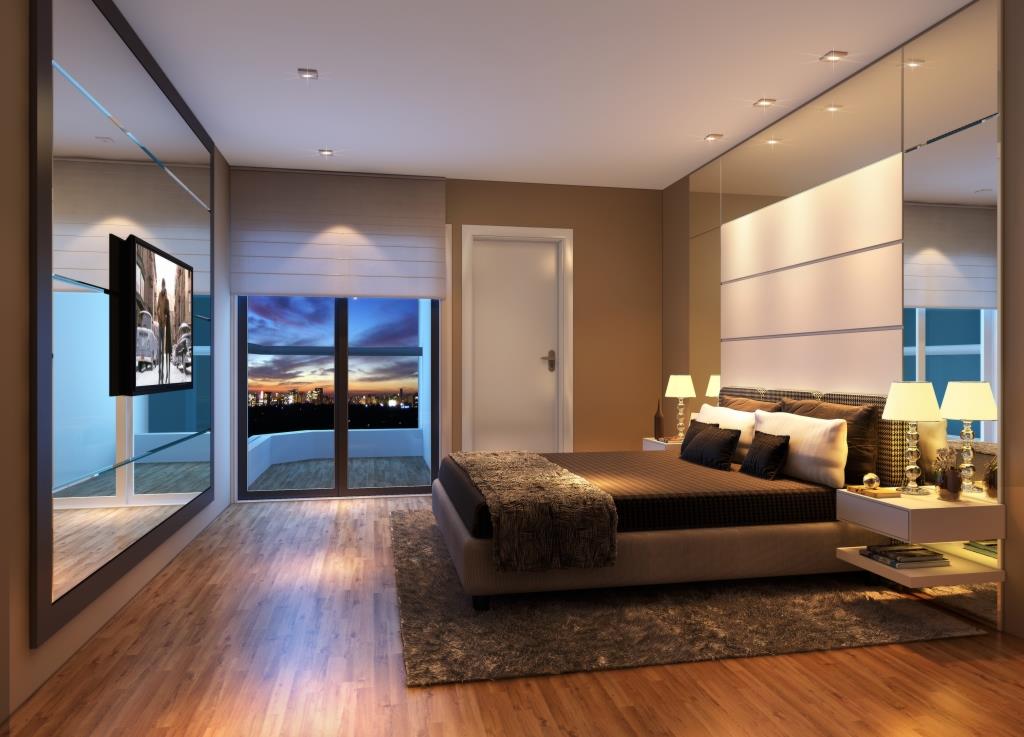 Suíte master do Residencial Zara