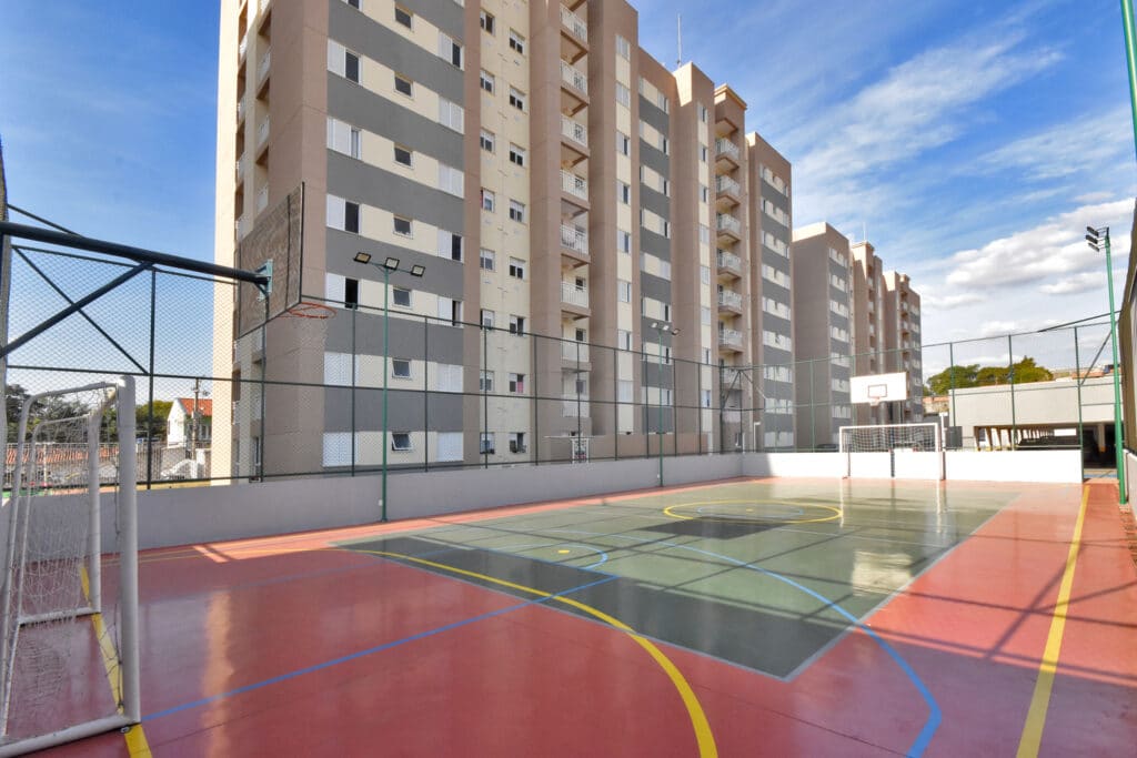 Quadra do empreendimento.