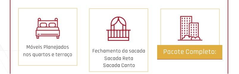 Possibilidades de personalização do Paradiso, apartamento para investidores.